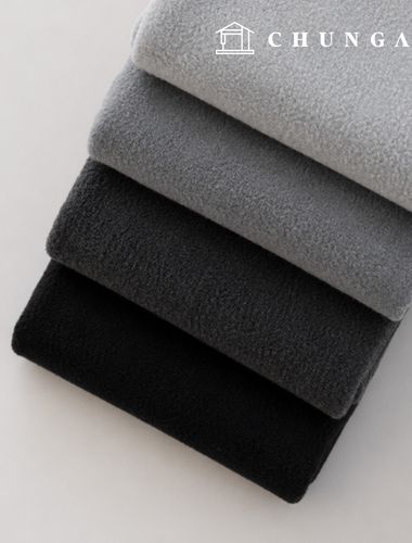 Polar fleece fabric, doll fabric, winter napping fabric, wide width, Snuggle, gray, 4 types