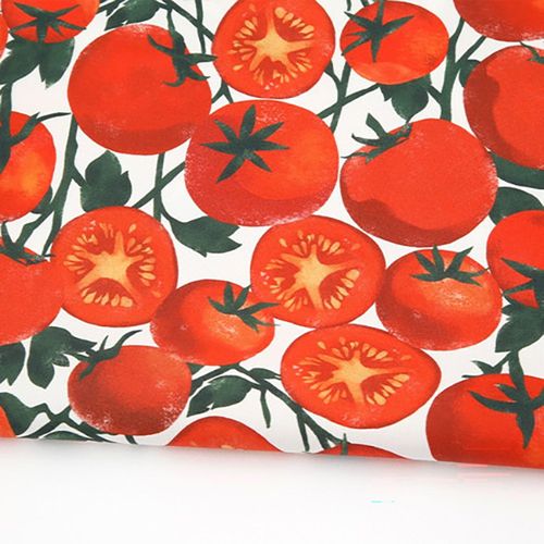 Eco-friendly antibacterial and anti-inflammatory fabric E-DTP cotton 20 count Sangria Tomato