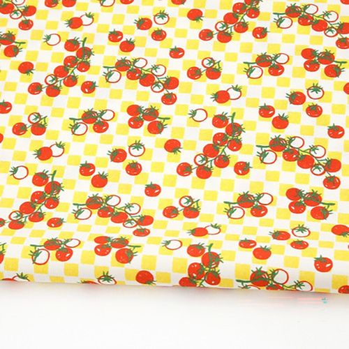 Eco-friendly antibacterial and anti-inflammatory fabric E-DTP cotton 20 count Tomato Bonbon