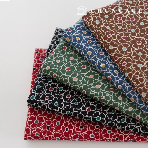 Cotton Floral Pattern 40 Count Wide Width Sorenti 5 Types