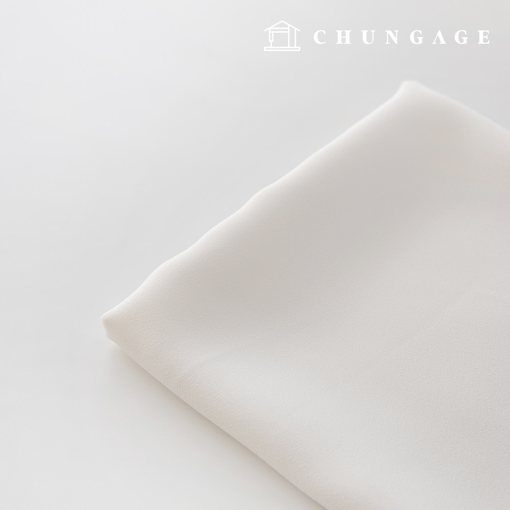 Polyester Wrinkle-Free Fabric White Wrinkle-free Plain Fabric Aren