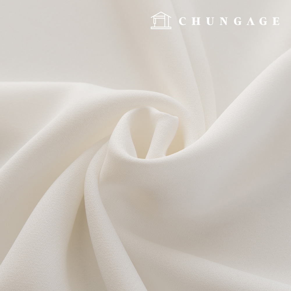 Polyester Wrinkle-Free Fabric White Wrinkle-free Plain Fabric Aren