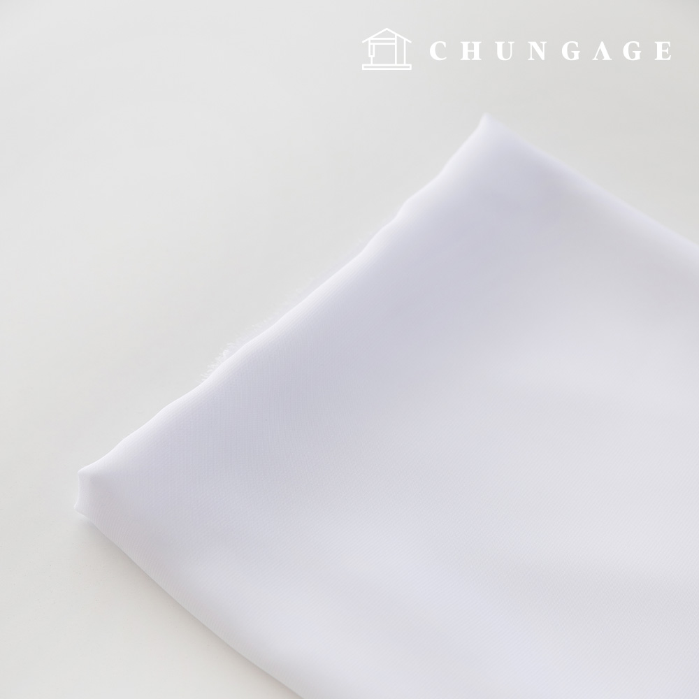 Poly fabric Satin White Satin fabric Plain Fabric Miyu
