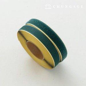 Velcro sticky tape 10 roll double sided set sticky tape adhesive 25mm dark green