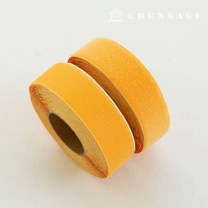 Velcro Sticker 10 Roll Double Sided Set Sticker Tape Adhesive 50mm Orange