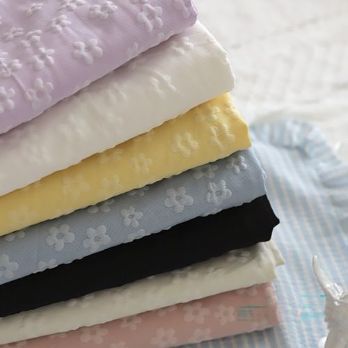 Jacquard Fabric Embossed Flower 7 Types