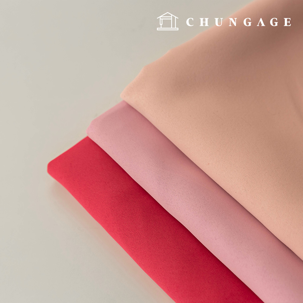 Blackout Fabric Triple-weave Curtain Fabric Polyester Blackout Fabric Curtain Fabric Sunblock Shade Pink 3 Types