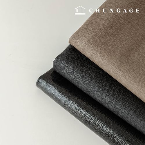 Artificial Leather Fabric, Faux Leather, Eco-friendly, Vegan, Synthetic Leather, Water-resistant Fabric, Lux Leather Black 3-Piece Set