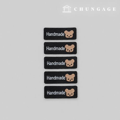 Polly Handmade Bear Labels 5-Pack