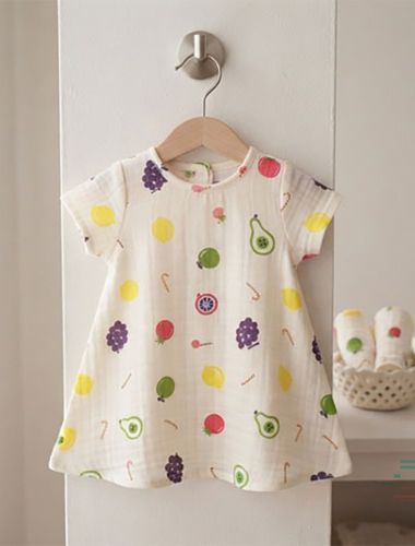 Double gauze fabric Wide Width Fruit Pop