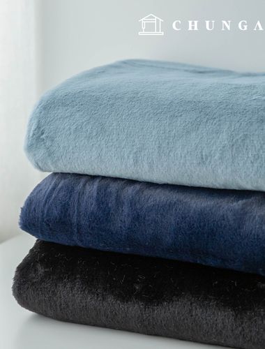 Fur Fabric Doll Fabric Mink Microfiber Fabric Winter Faux Fur Eco Fur Minkia Blue 3 Types