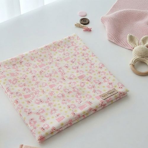 Double gauze fabric Wide Width Bebe Teddy Bear