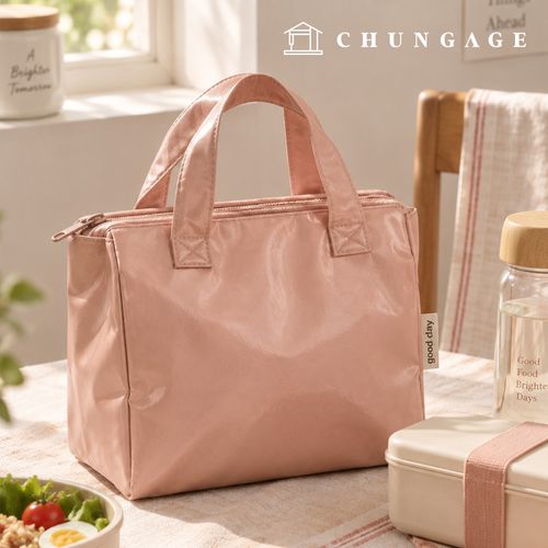 Polyester water-repellent coated fabric in Indie Pink Aver