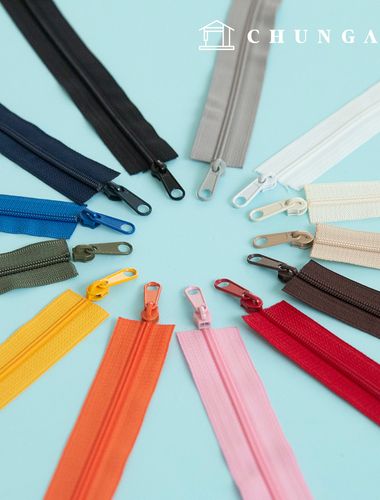 1 yard roll zipper nylon home fashion coil zipper size 3 13 types