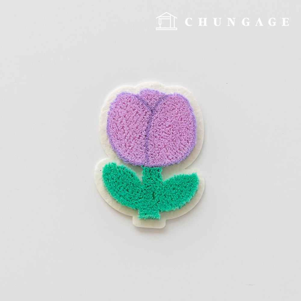 Tulip Flower Heat-Seal Patch