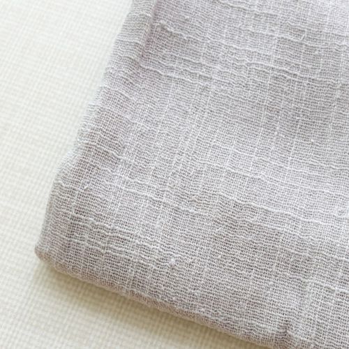 Linen Gauze Slub Washing Soft Gray
