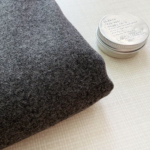 Spandex Napping Plain Charcoal