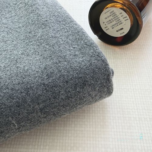 Brushed Fabric Plain Gray