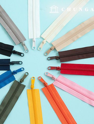 No. 3 Coil Zipper Head Zipper Handle Slider 10-Pack 13 Types