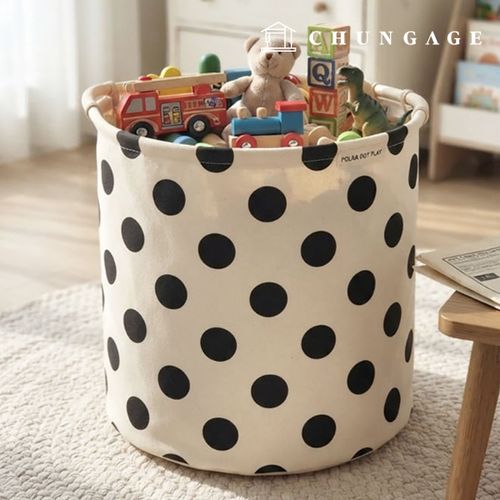cotton20 count Plain Weave Natural Polka Dot