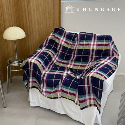 cotton 60 count Wide Width yarn-dyed Breeze Big Check