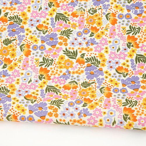 Eco-friendly antibacterial and anti-flammable fabric E-DTP cotton 20 count Flora Melody