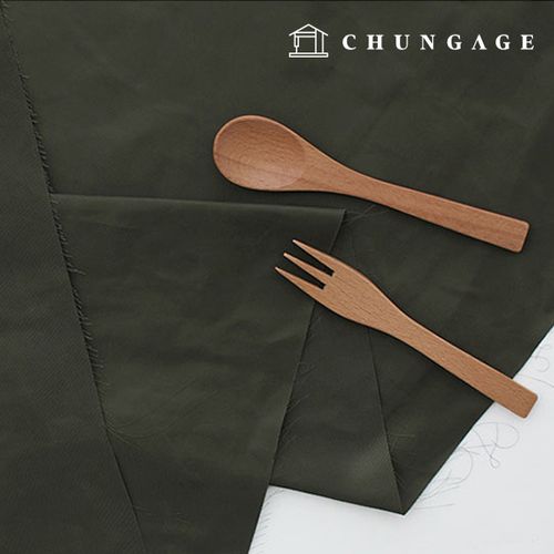 Poly fabric gabardine Wide Width fabric Khaki