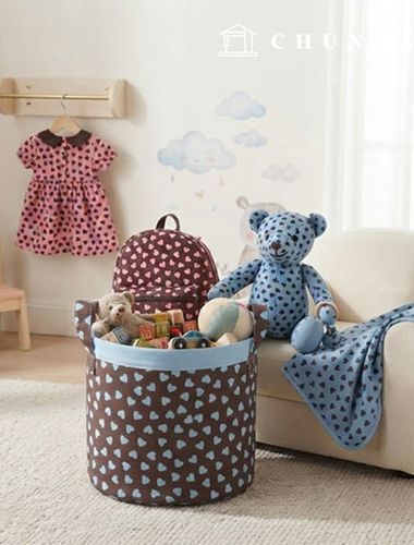 Cotton fabric 20 count Lovely Heart 4 types