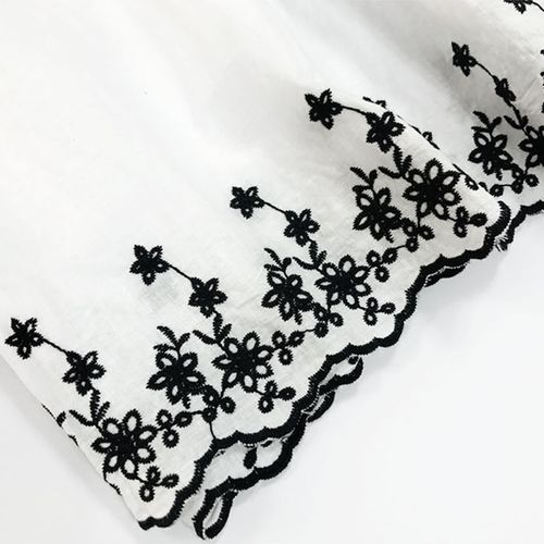Embroidered Fabric Cotton Silk 40 Count Pureholic 6135