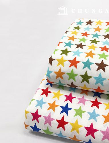 Cotton fabric 20 count Twinkle Star 2 types 2337