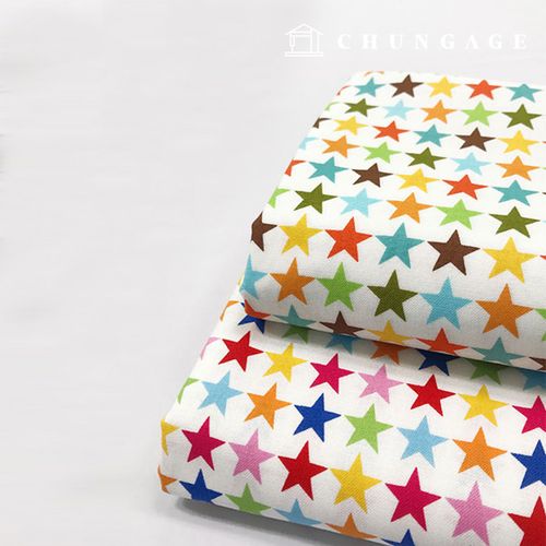 Cotton fabric 20 count Twinkle Star 2 types 2337