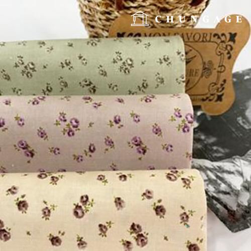 Cotton Floral Patterns Momo Flower 3 Types 6297