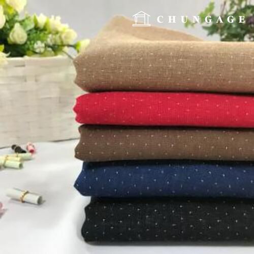 Gauze Dot Fabric Double Gauze Yarn-dyed Wide Width Ultra-mini Dot 5 Types 6281