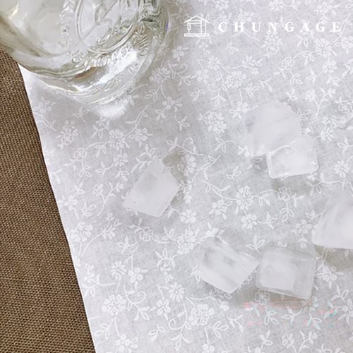 Waterproof Cloth Floral Pattern Flower Laminate Waterproof Fabric 20 Count Patterned Cotton Snow Flower 3160