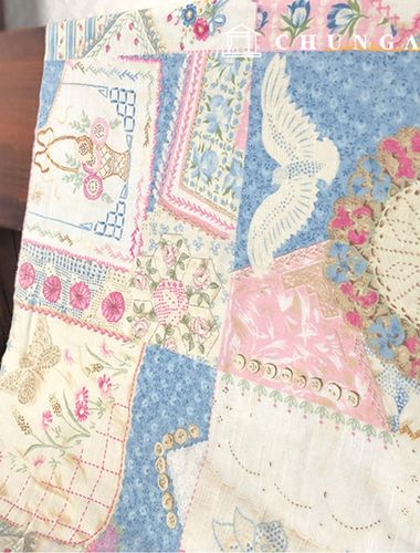 Limited Edition Gauze Fabric Triple Gauze Cut Fabric Beige Kingdom 6146