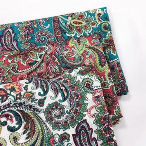 Gauze Paisley 3 Types 6130