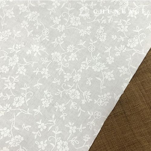Cotton Fabric Patterned Cotton Flower Patterns Fabric SnowFlower 2371
