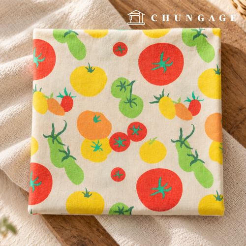Cotton napping microfiber fleece fabric Winter 20 count fruit pattern tomato fabric Tomato